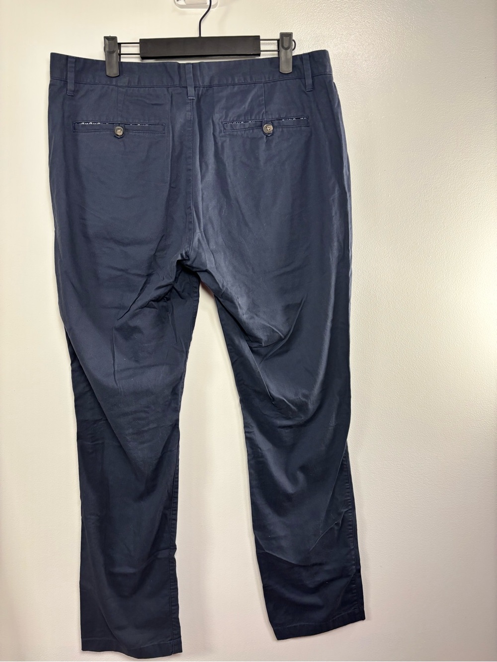 Bonobos Cotton Navy Blue Chinos - Picture 4 of 4